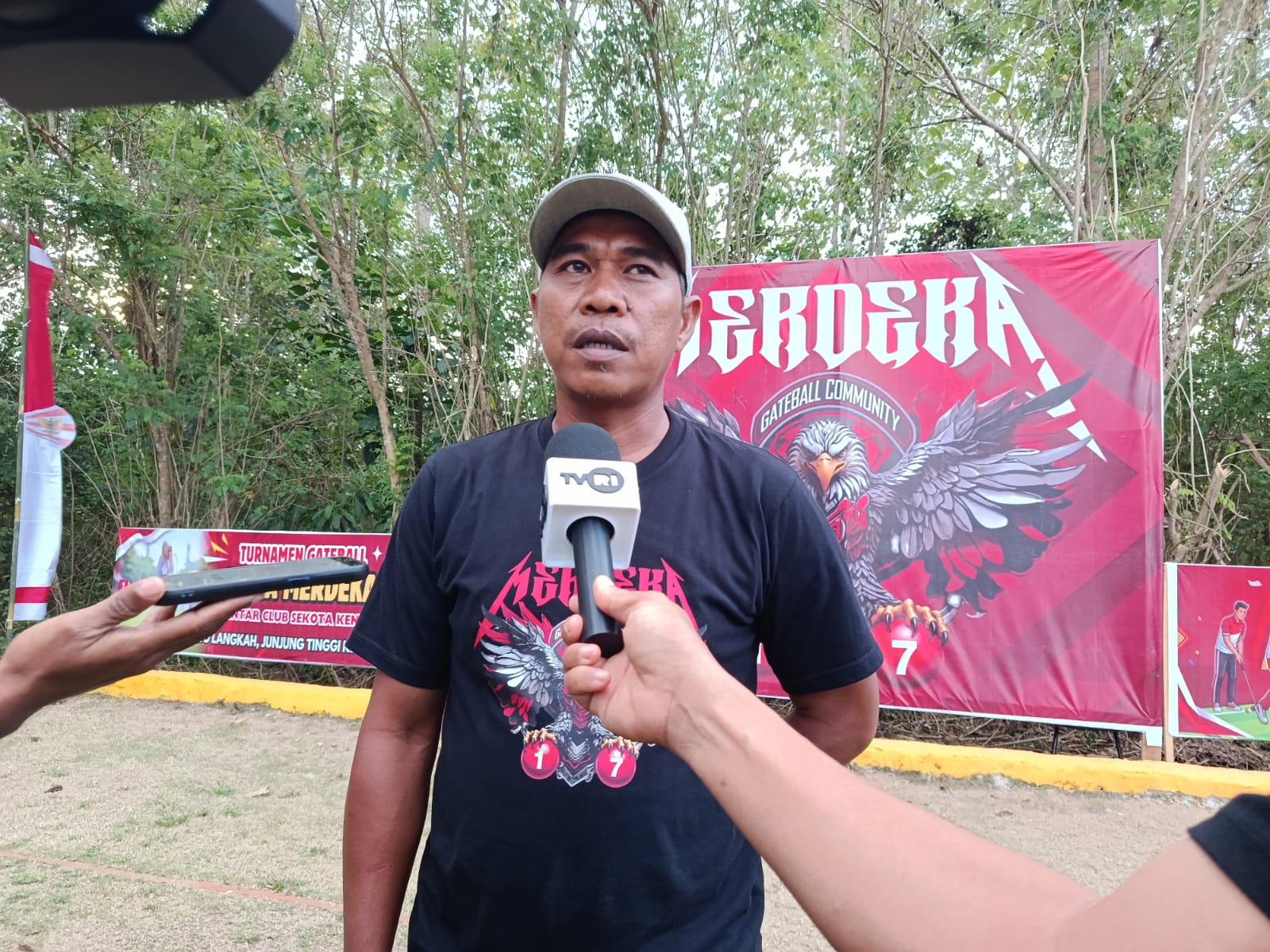 Ketua Pengcab Pergatsi Kota Kendari, Agus. 