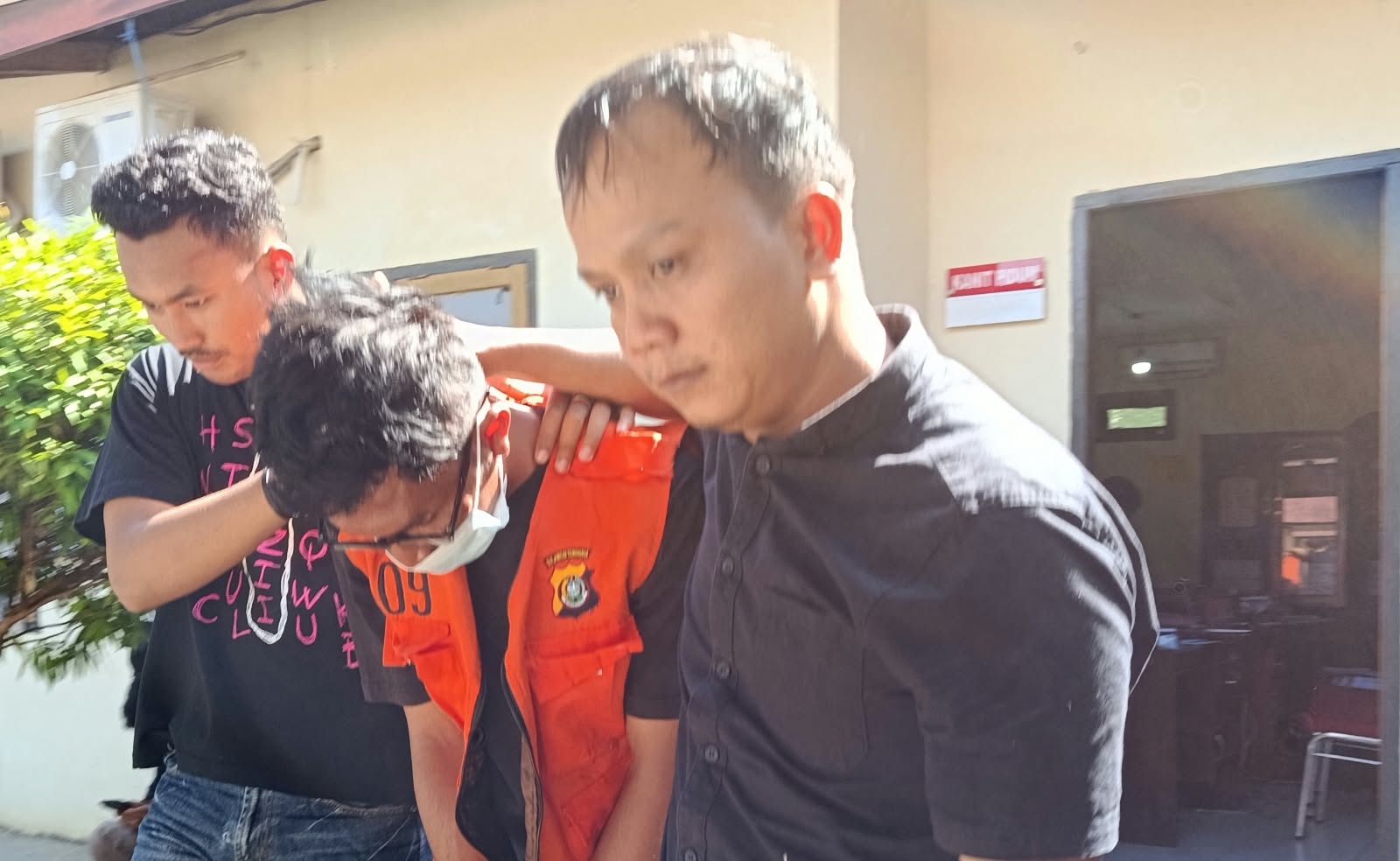Jefri alias Jongker, pelaku pembunuhan wanita di Konsel. 
