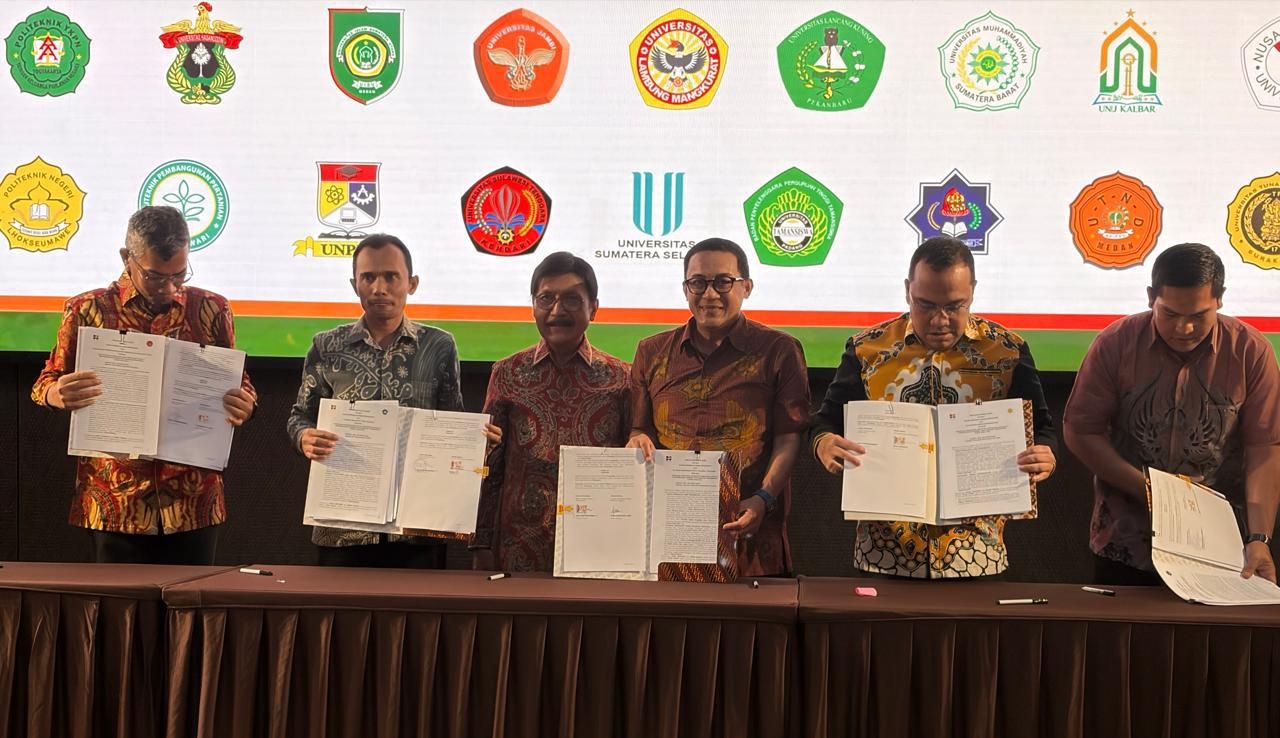 Unsultra menandatangani Perjanjian Kerja Sama (PKS) Lembaga Penyelenggara Pendidikan Sumber Daya Manusia (SDM) Perkebunan Tahun 2026 di Jakarta, Selasa (1/9/2026).